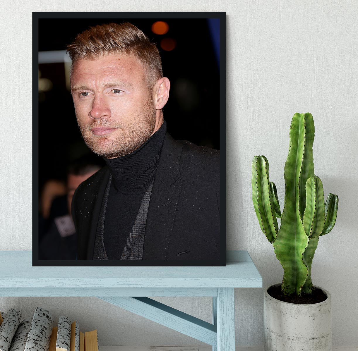 Andrew Flintoff Framed Print - Canvas Art Rocks - 2