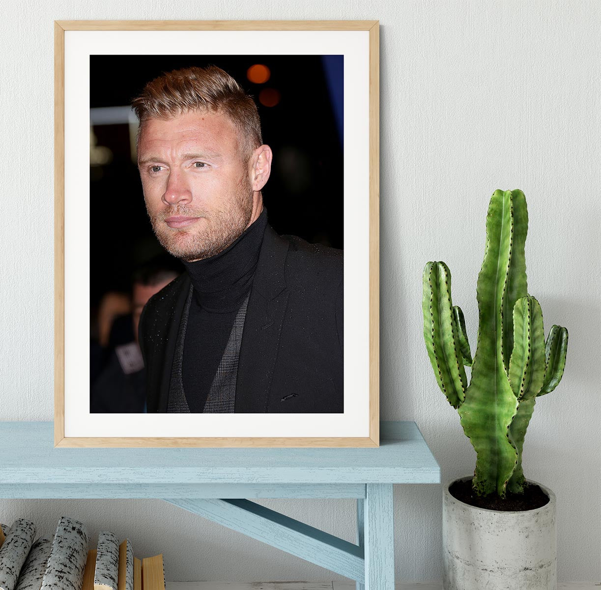 Andrew Flintoff Framed Print - Canvas Art Rocks - 3