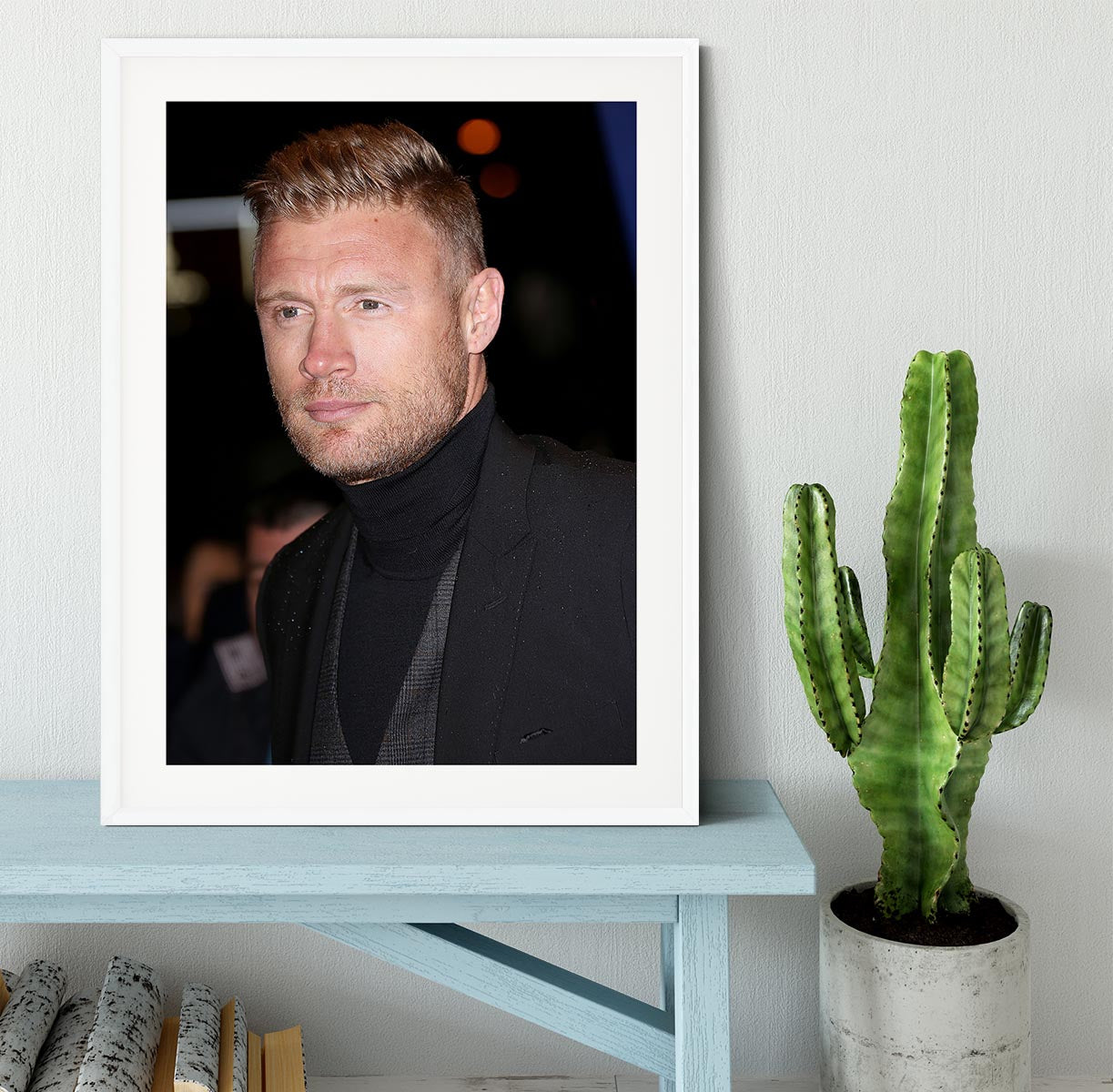 Andrew Flintoff Framed Print - Canvas Art Rocks - 5