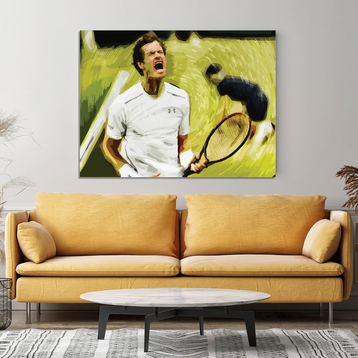 Andy Murray Wimbledon Canvas Print or Poster
