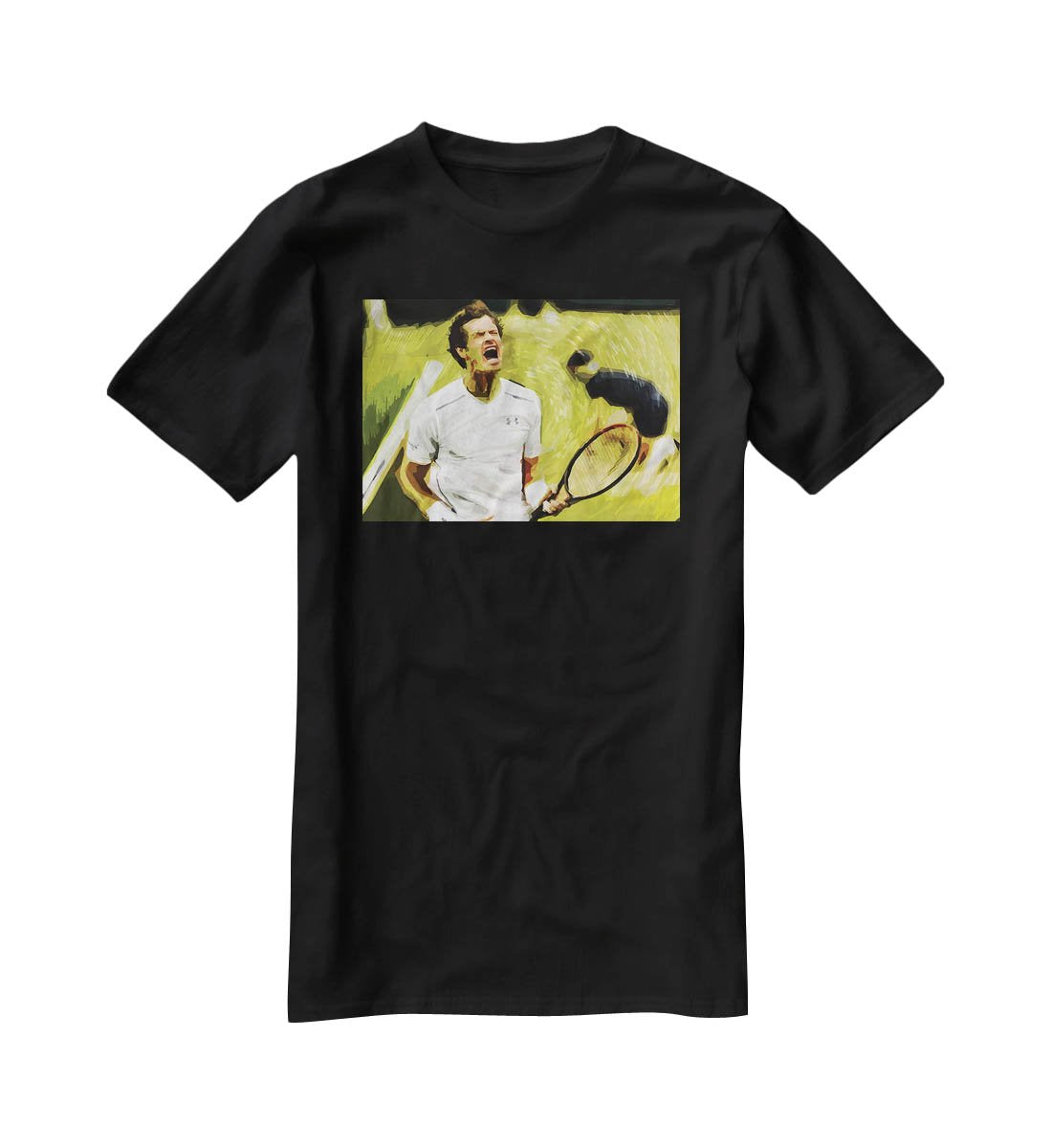 Andy Murray Wimbledon T-Shirt - Canvas Art Rocks - 1