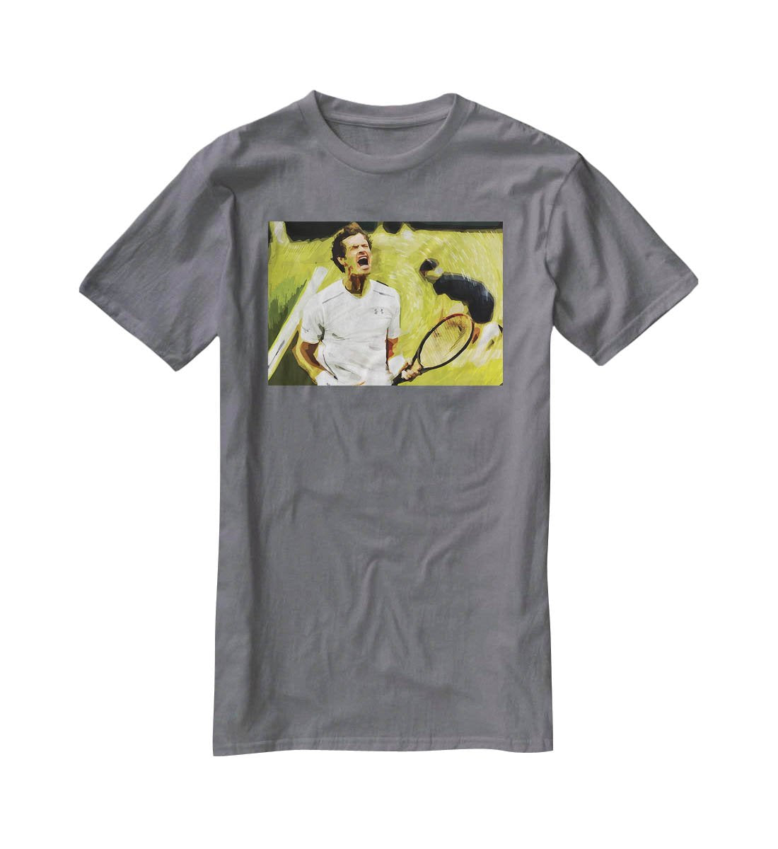Andy Murray Wimbledon T-Shirt - Canvas Art Rocks - 3