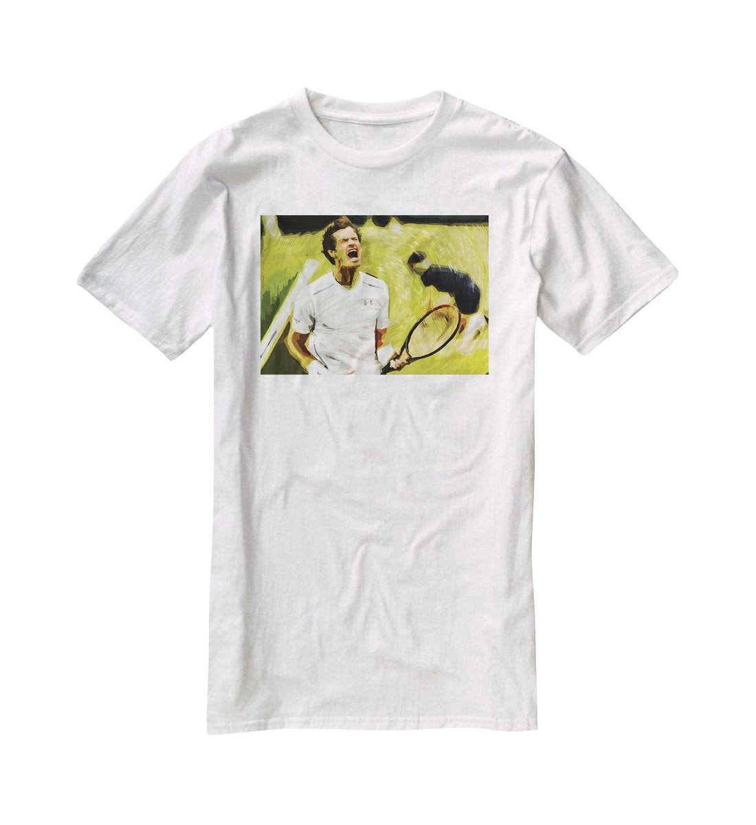 Andy Murray Wimbledon T-Shirt - Canvas Art Rocks - 5