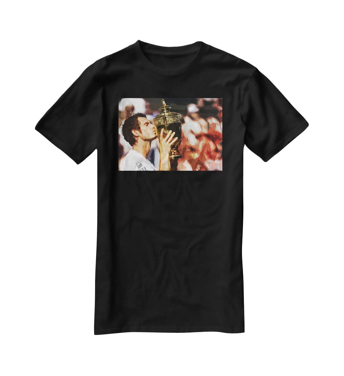Andy Murray Wimbledon Winner T-Shirt - Canvas Art Rocks - 1