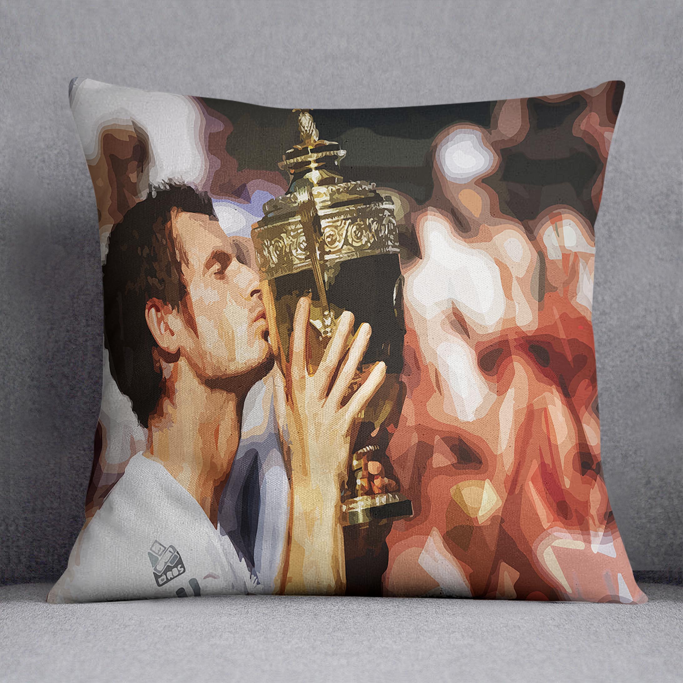 Andy Murray Wimbledon Winner Cushion