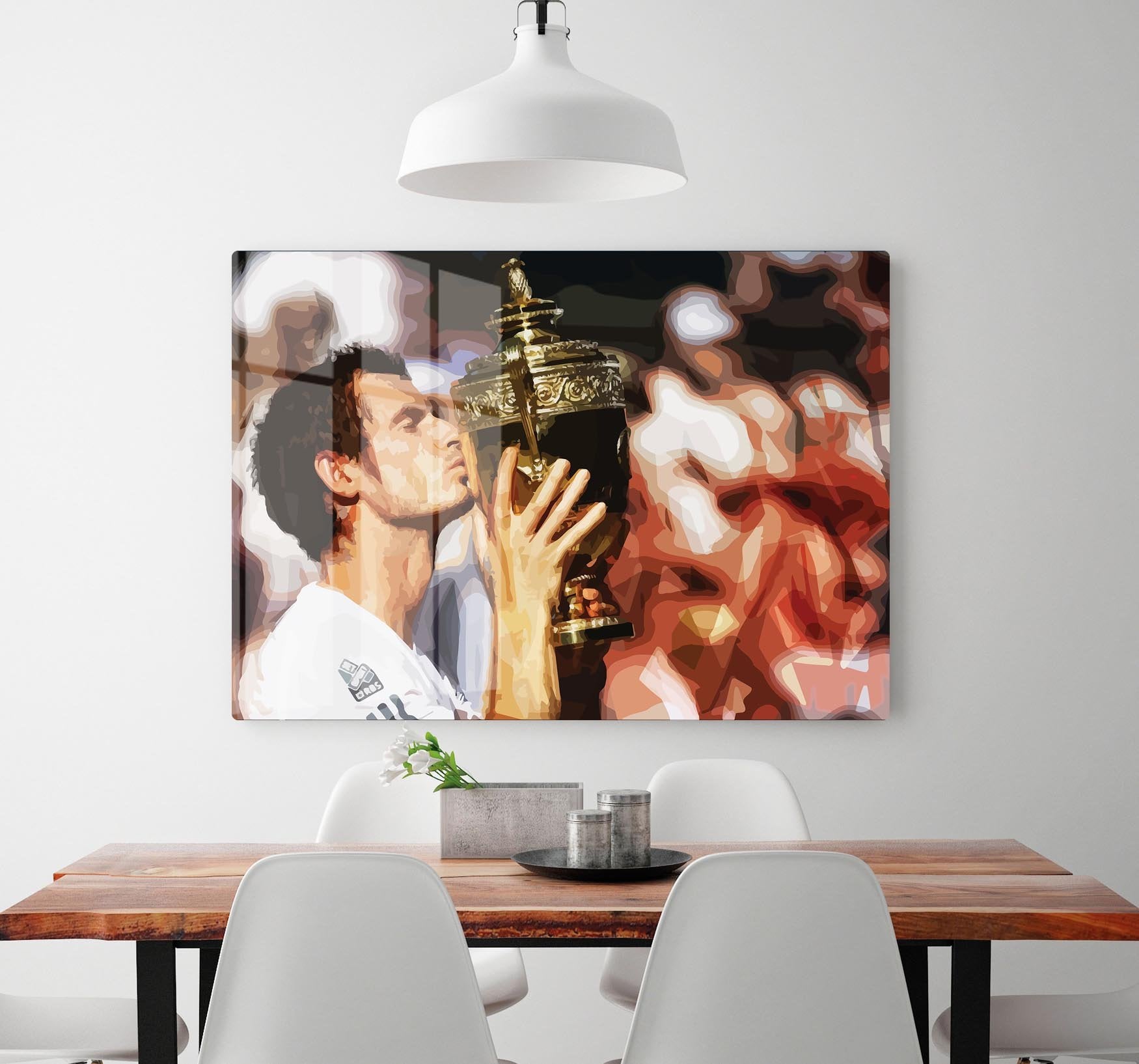 Andy Murray Wimbledon Winner HD Metal Print