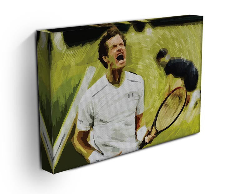 Andy Murray Wimbledon Print - Canvas Art Rocks - 3