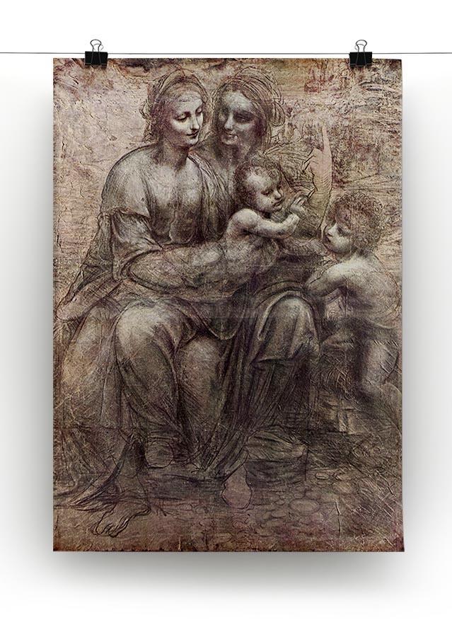 Anna Selbdritt by Da Vinci Canvas Print & Poster - Canvas Art Rocks - 2
