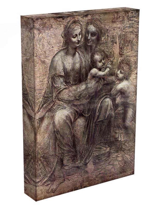Anna Selbdritt by Da Vinci Canvas Print & Poster - Canvas Art Rocks - 3