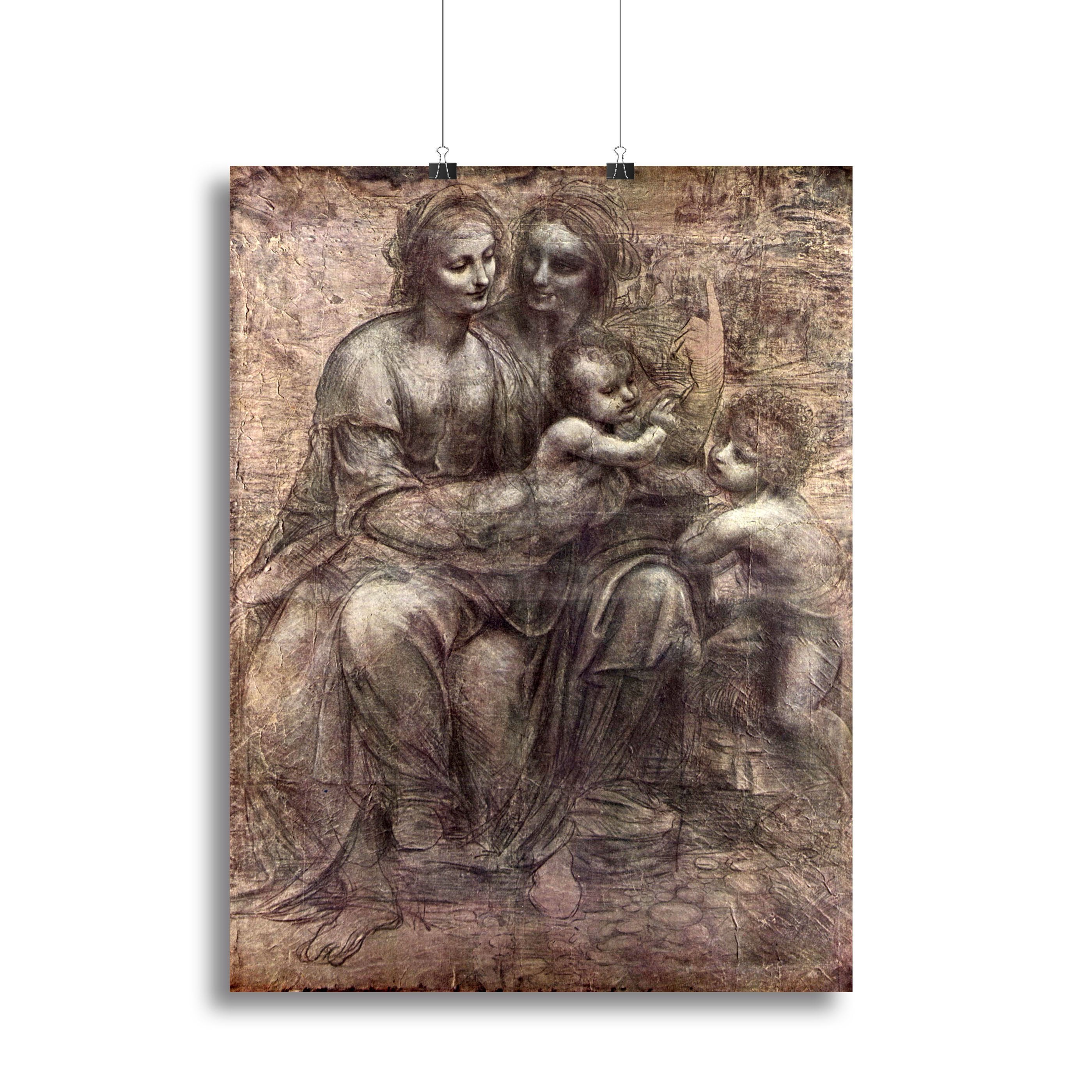 Anna Selbdritt by Da Vinci Canvas Print or Poster