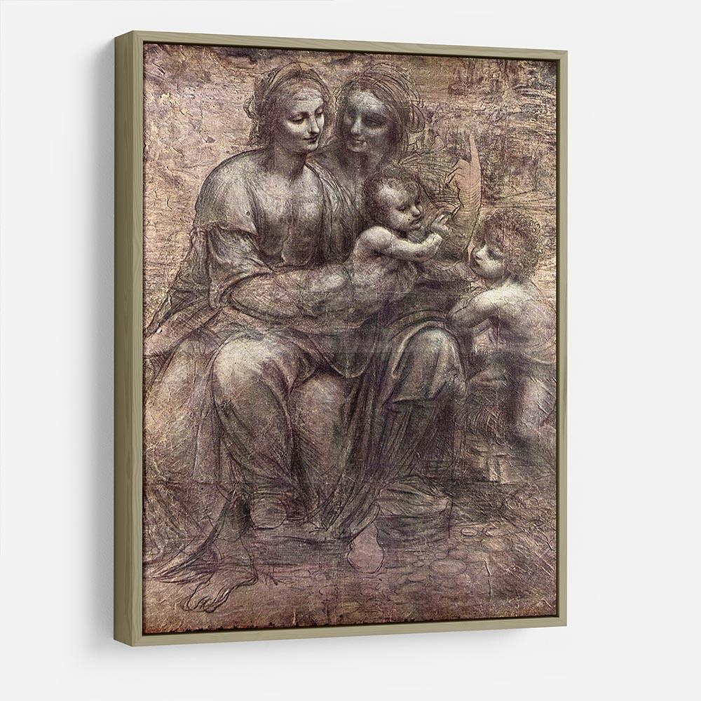 Anna Selbdritt by Da Vinci HD Metal Print