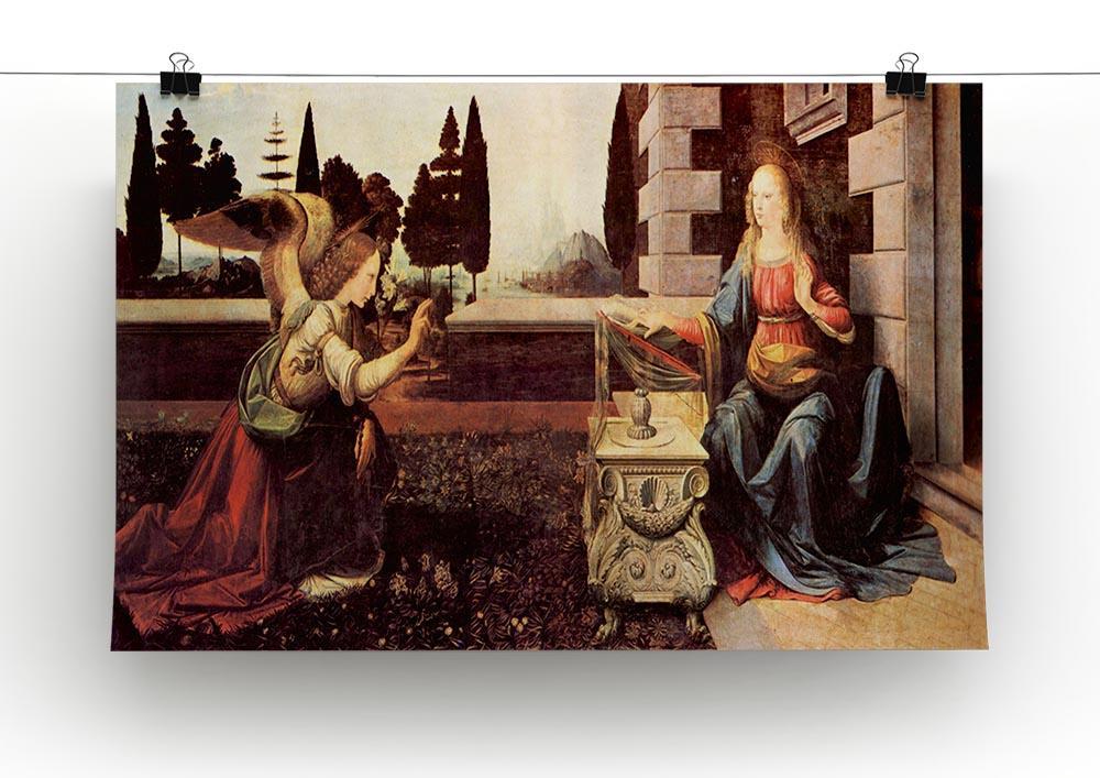 Announcement to Maria 2 by Da Vinci Canvas Print & Poster - Canvas Art Rocks - 2