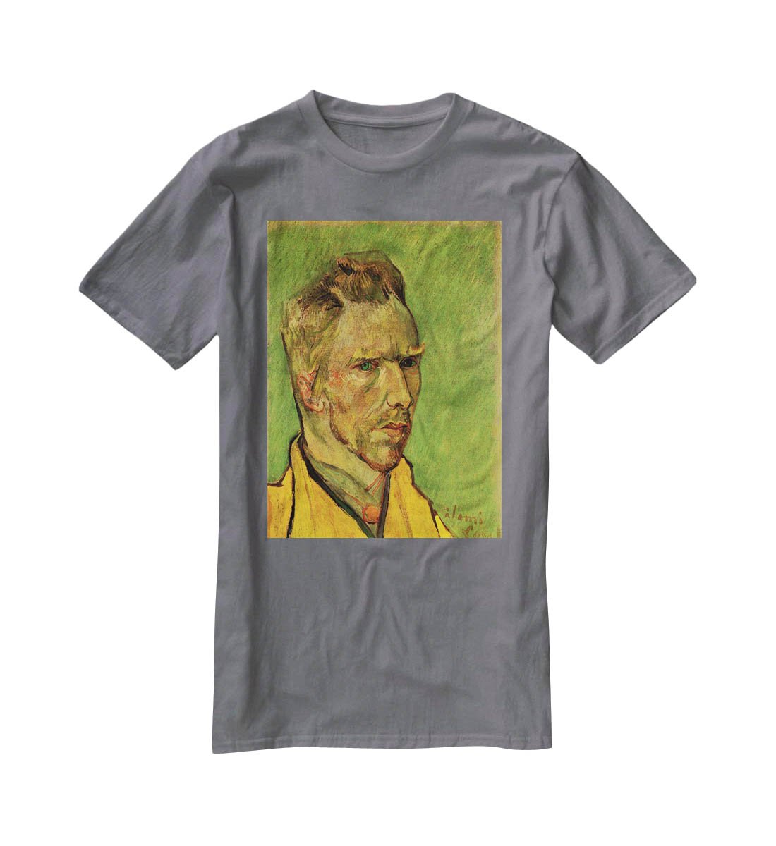 Another Self-Portrait by Van Gogh T-Shirt - Canvas Art Rocks - 3