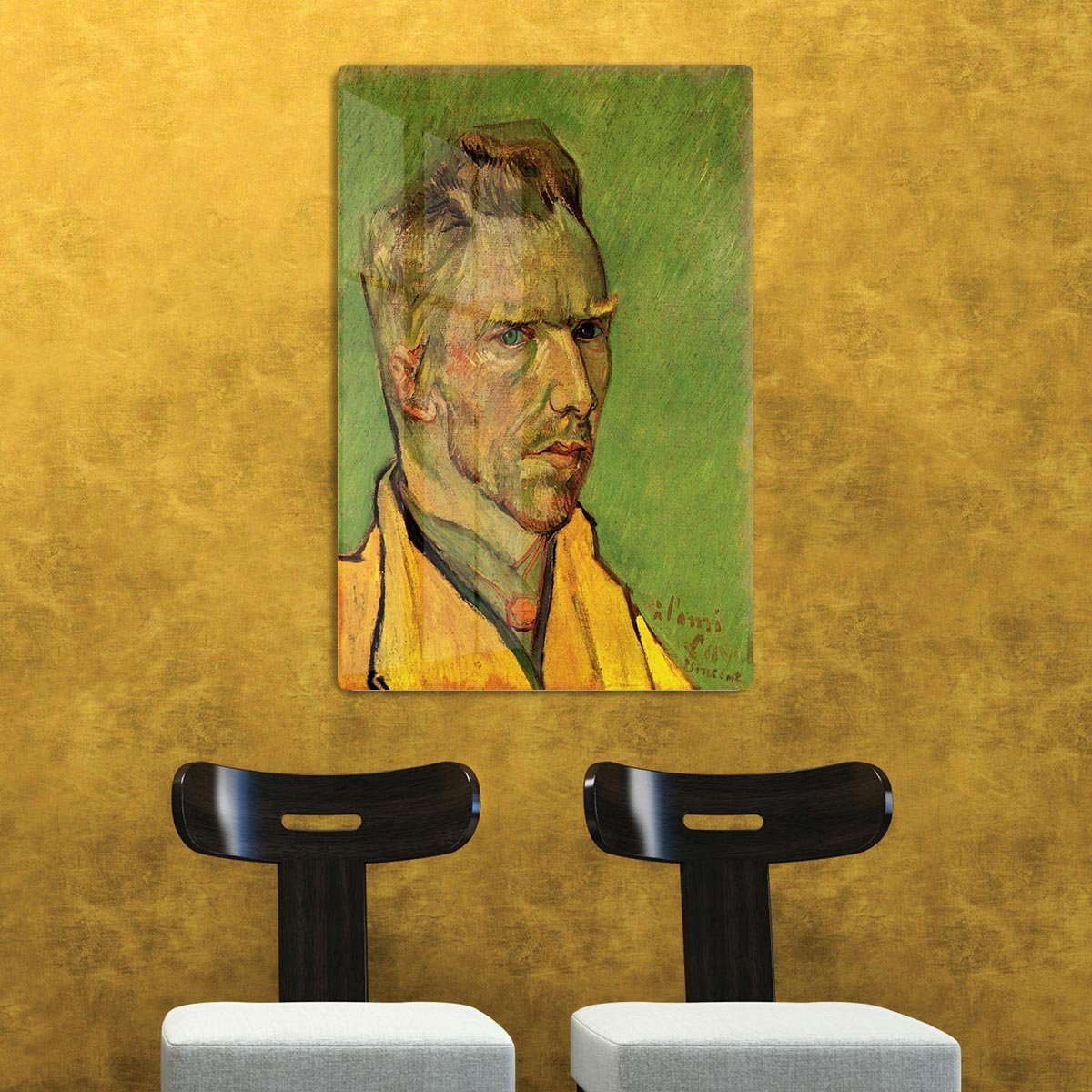 Another Self-Portrait by Van Gogh HD Metal Print