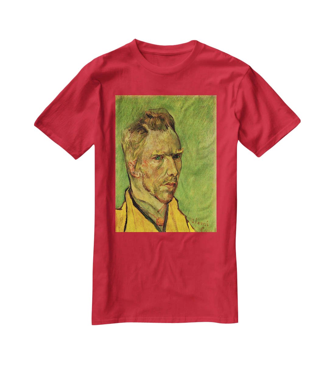 Another Self-Portrait by Van Gogh T-Shirt - Canvas Art Rocks - 4