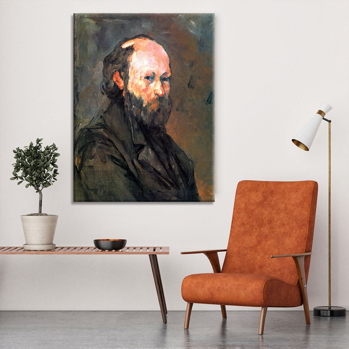 Another Self Portrait by Cezanne Canvas Print or Poster - Canvas Art Rocks - 6