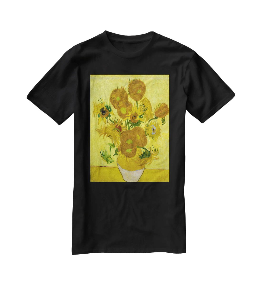 Another vase of sunflowers T-Shirt - Canvas Art Rocks - 1