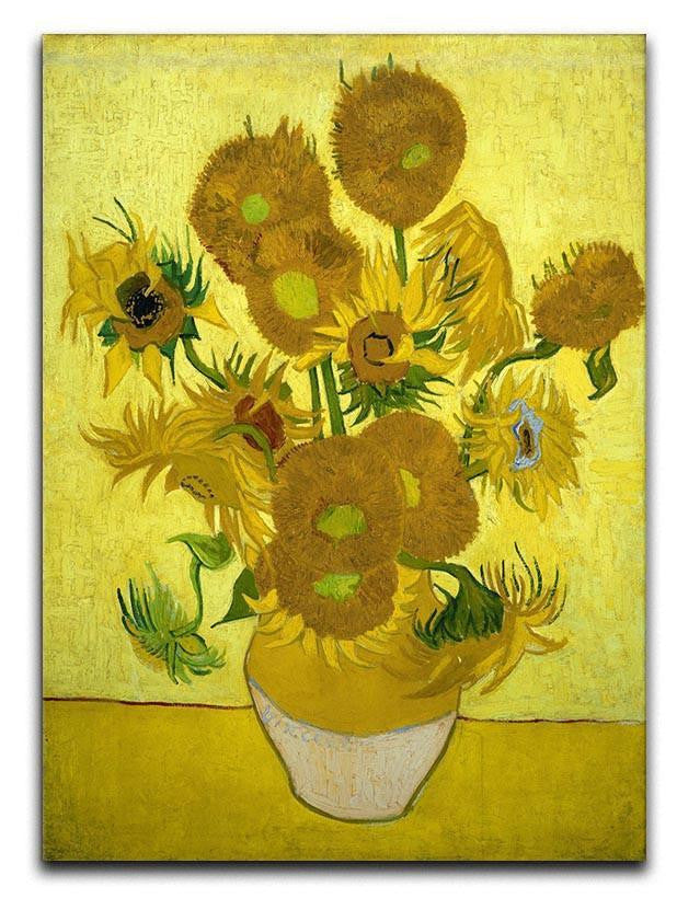 Another vase of sunflowers Canvas Print & Poster  - Canvas Art Rocks - 1