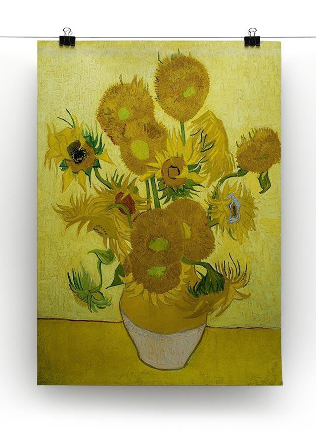 Another vase of sunflowers Canvas Print & Poster - Canvas Art Rocks - 2