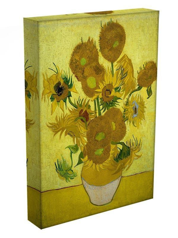 Another vase of sunflowers Canvas Print & Poster - Canvas Art Rocks - 3