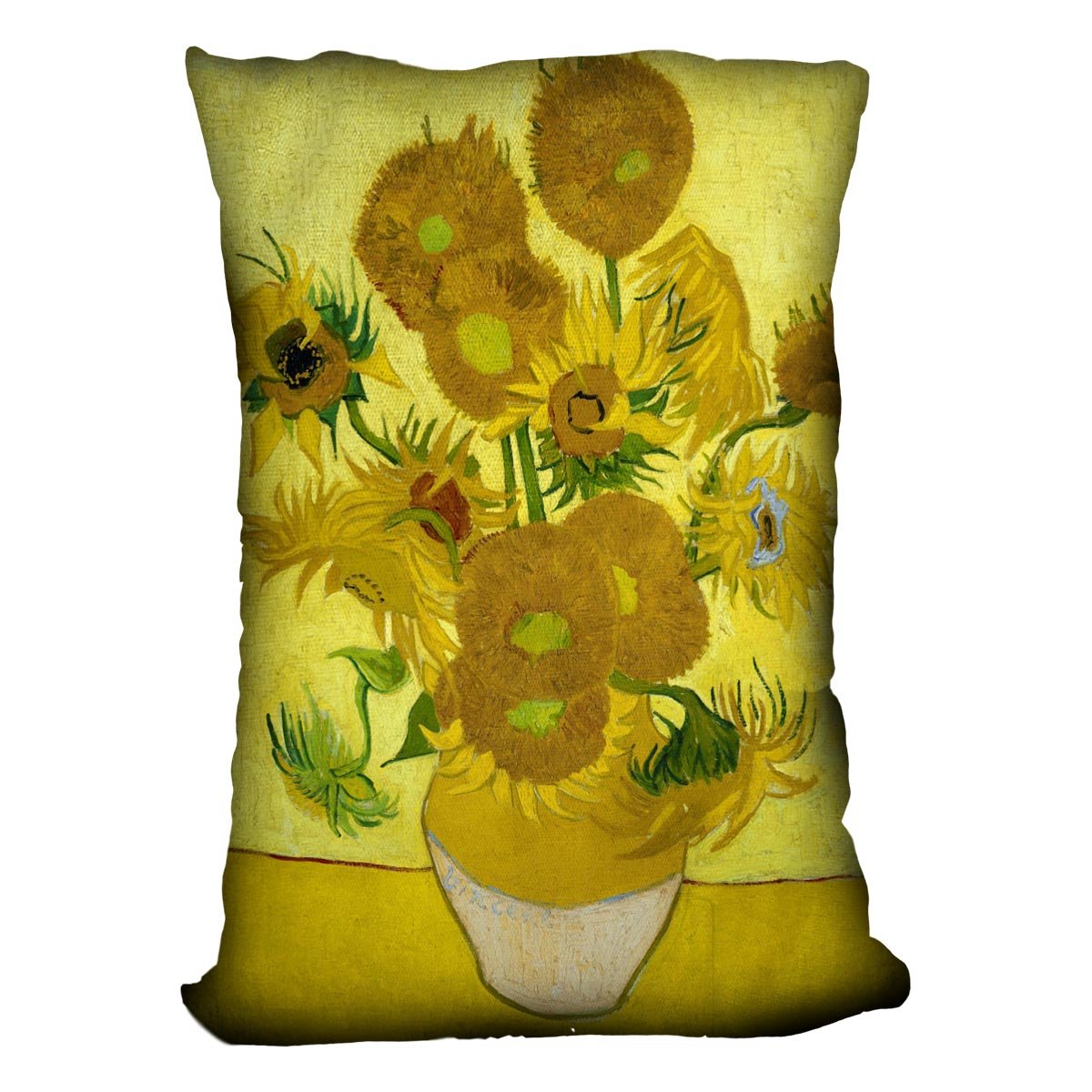 Another vase of sunflowers Throw Pillow