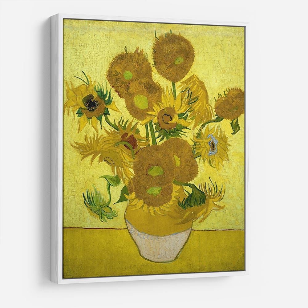 Another vase of sunflowers HD Metal Print