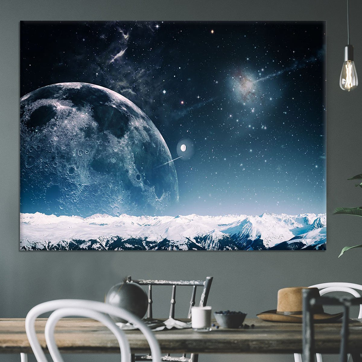 Another world landscape Canvas Print or Poster