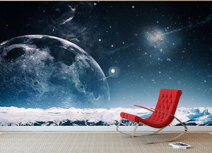 Another world landscape Wall Mural Wallpaper - Canvas Art Rocks - 2