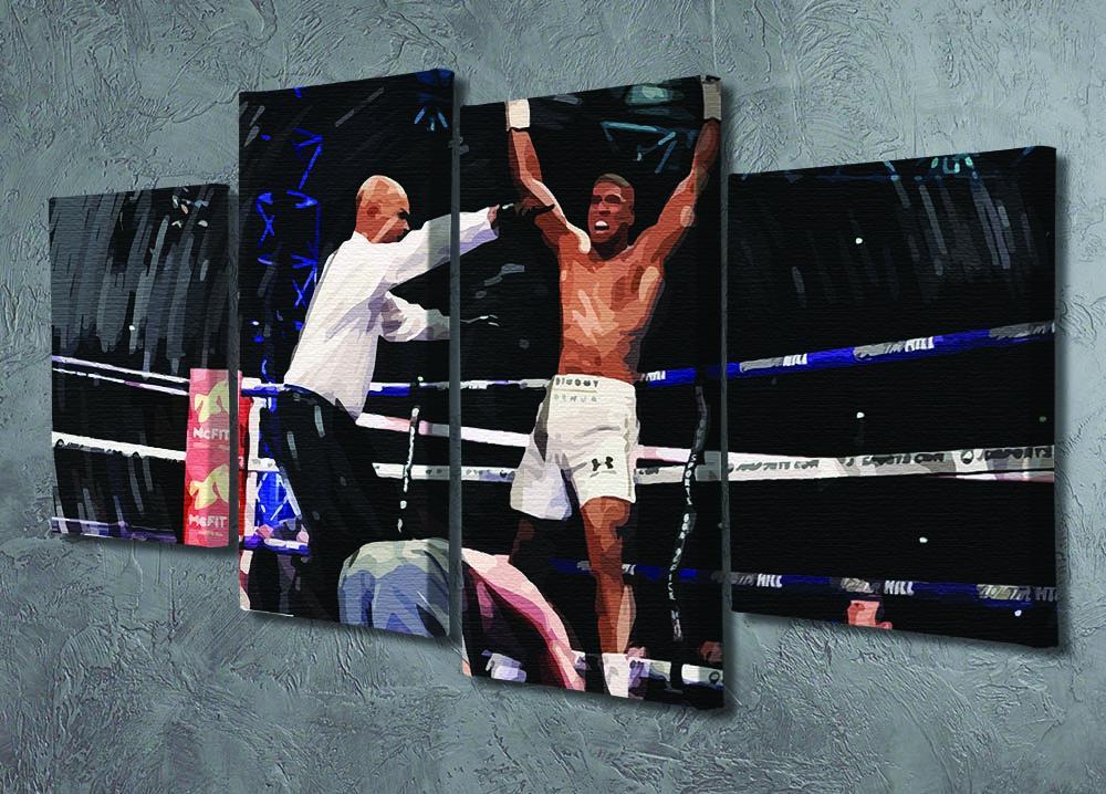 Anthony Joshua vs Klitschko 4 Split Panel Canvas - Canvas Art Rocks - 2