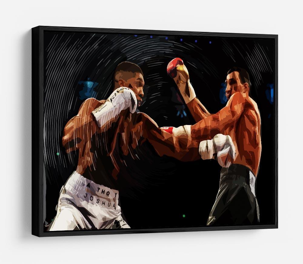 Anthony Joshua vs Klitschko Punch HD Metal Print