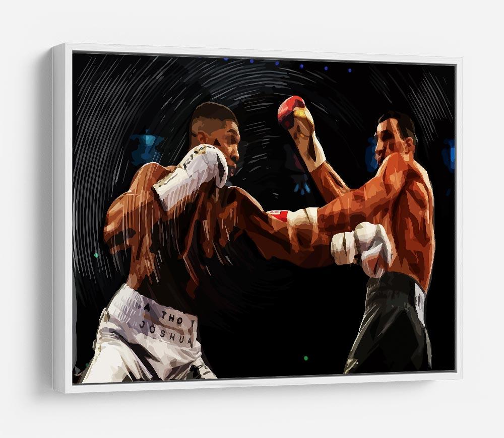 Anthony Joshua vs Klitschko Punch HD Metal Print