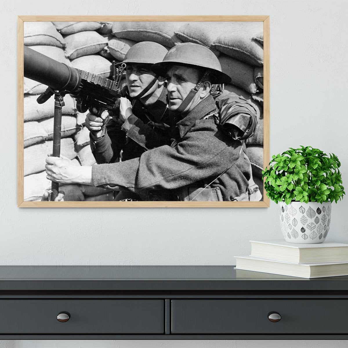 Anti-aircraft station Framed Print - Canvas Art Rocks - 4
