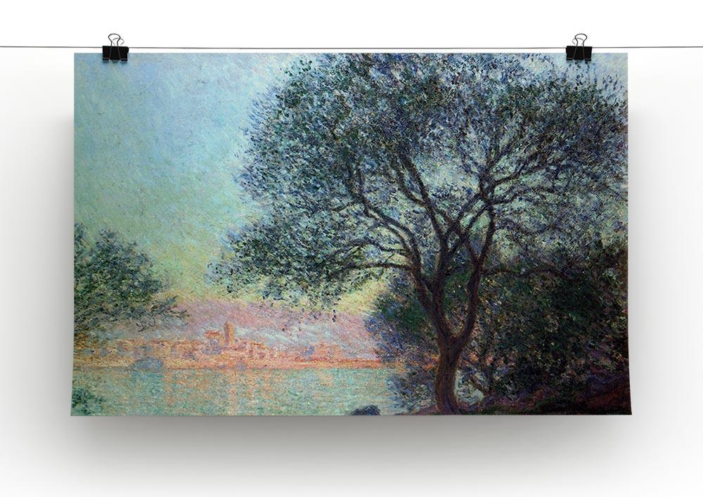 Antibes seen from La Salis by Monet Canvas Print & Poster - Canvas Art Rocks - 2