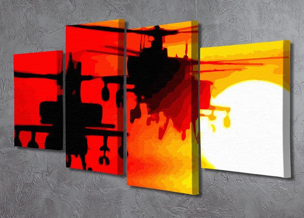 Apocalypse Now 4 Split Panel Canvas - Canvas Art Rocks - 2