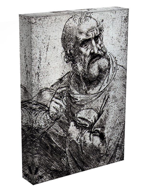 Apostle holy communion by Da Vinci Canvas Print & Poster - Canvas Art Rocks - 3
