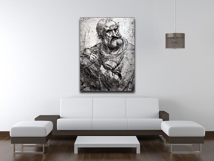 Apostle holy communion by Da Vinci Canvas Print & Poster - Canvas Art Rocks - 4