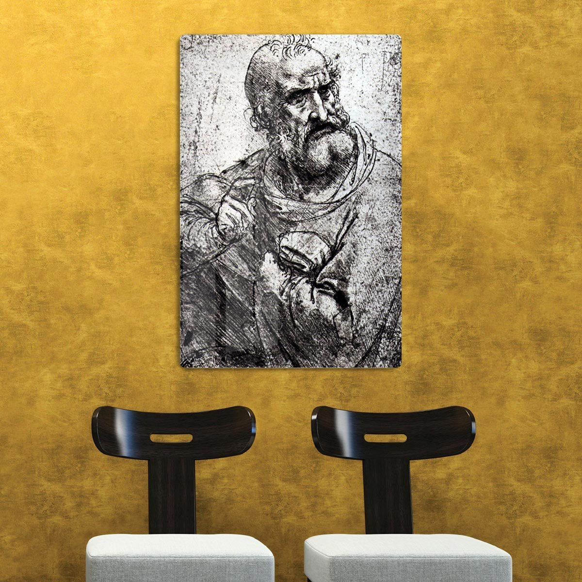 Apostle holy communion by Da Vinci HD Metal Print
