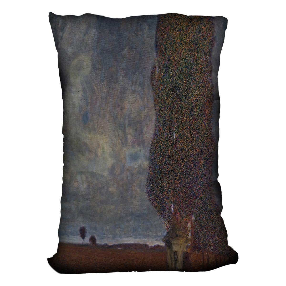 Approaching Thunderstorm by Klimt Throw Pillow