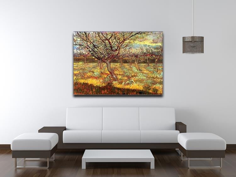 Apricot Trees in Blossom by Van Gogh Canvas Print & Poster - Canvas Art Rocks - 4