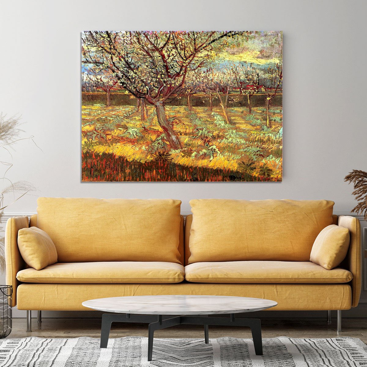 Apricot Trees in Blossom by Van Gogh Canvas Print or Poster