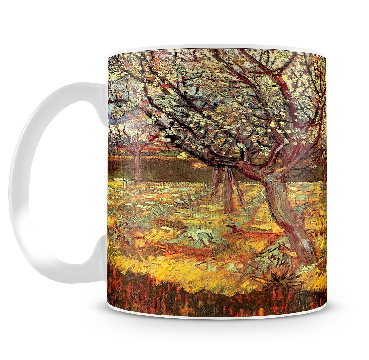 Apricot Trees in Blossom by Van Gogh Mug - Canvas Art Rocks - 4