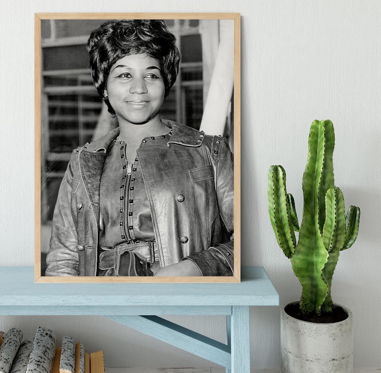 Aretha Franklin Framed Print - Canvas Art Rocks - 4