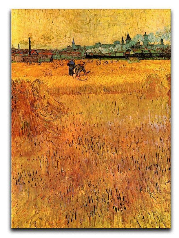 Arles View from the Wheat Fields by Van Gogh Canvas Print & Poster  - Canvas Art Rocks - 1