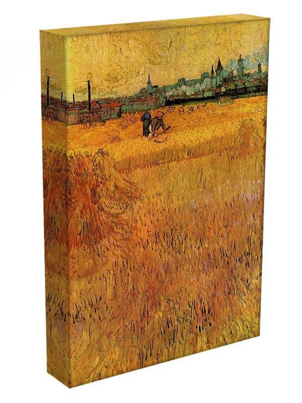 Arles View from the Wheat Fields by Van Gogh Canvas Print & Poster - Canvas Art Rocks - 3