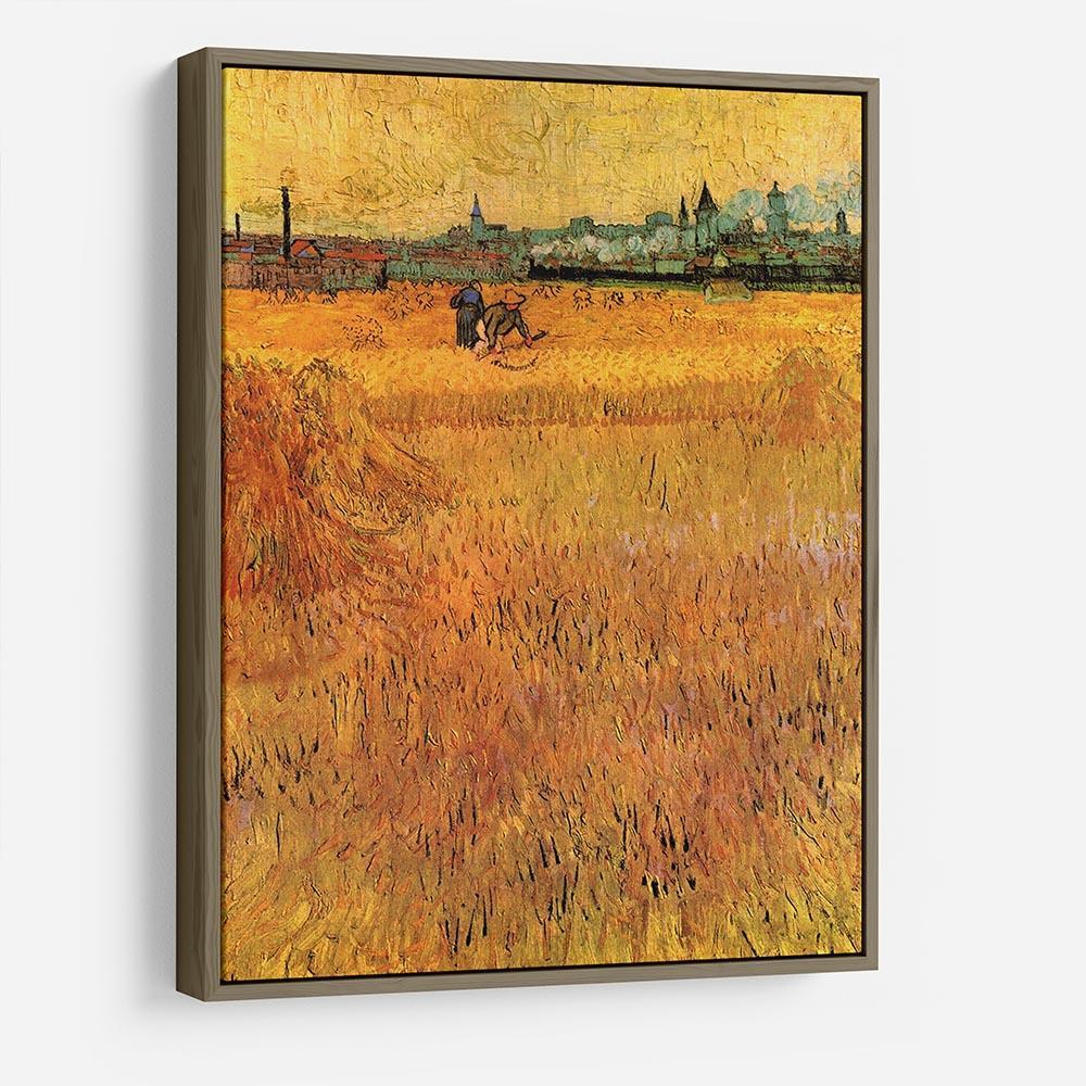 Arles View from the Wheat Fields by Van Gogh HD Metal Print