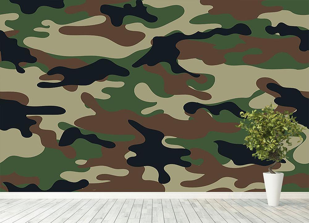 army camouflage wallpaper border