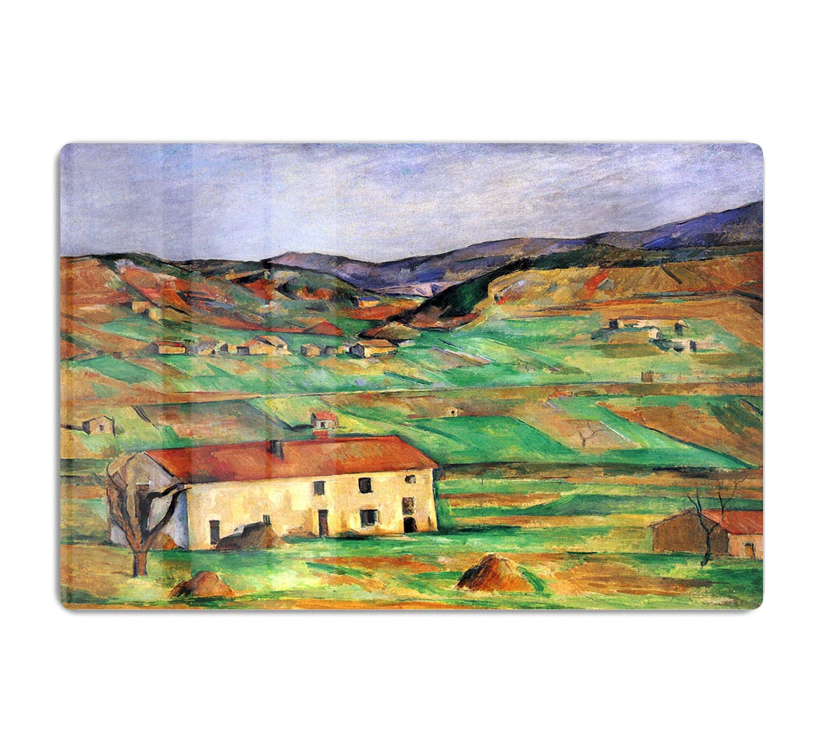 Around Gardanne by Cezanne Acrylic Block - Canvas Art Rocks - 1