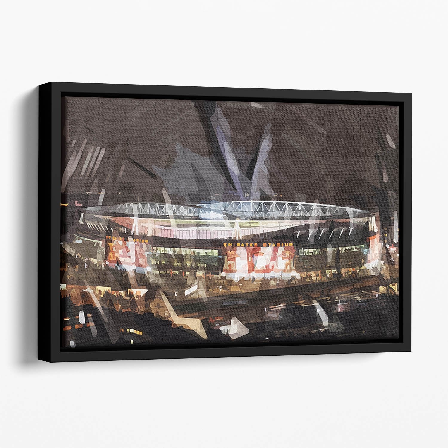 Arsenal Emirates Stadium Floating Framed Canvas