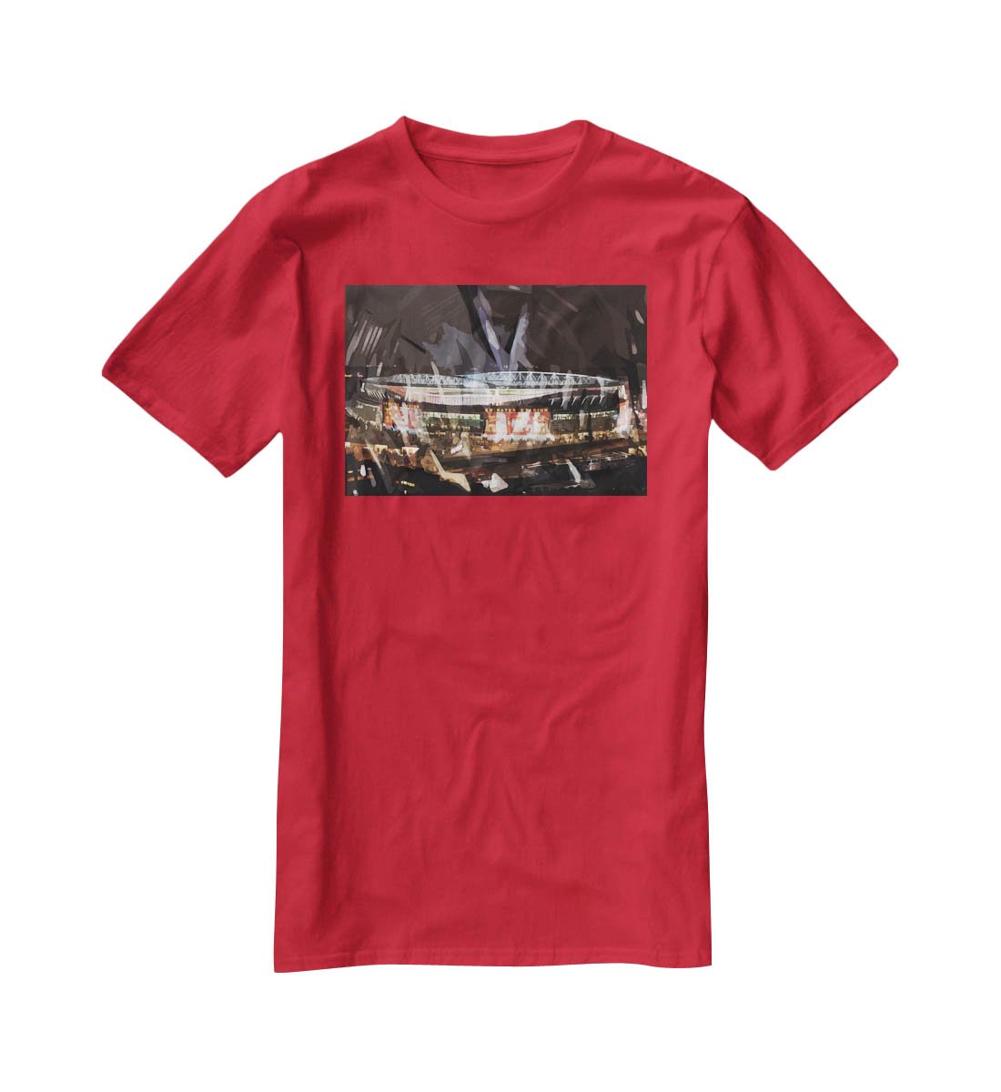 Arsenal Emirates Stadium T-Shirt - Canvas Art Rocks - 4