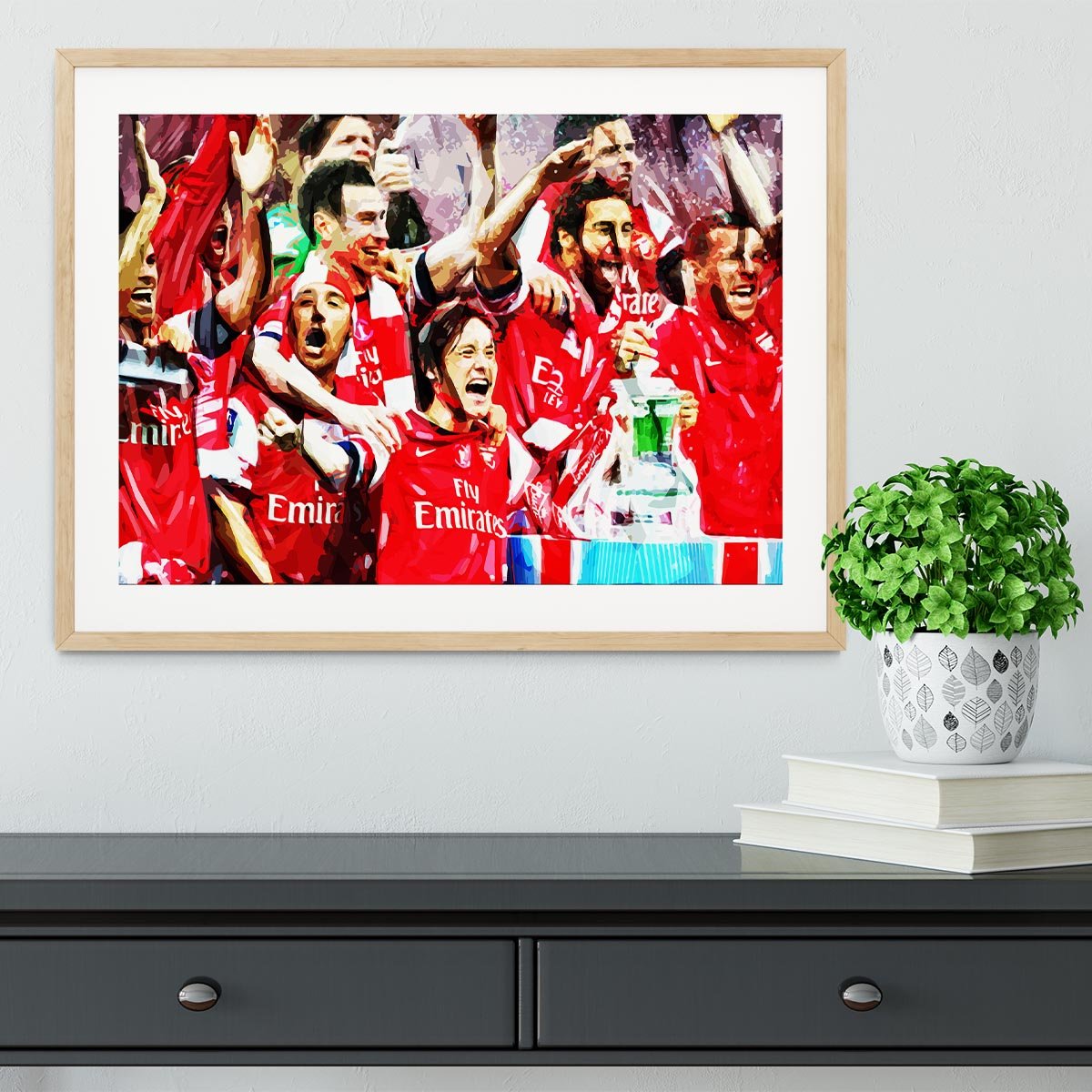 Arsenal FA Cup Framed Print - Canvas Art Rocks - 3